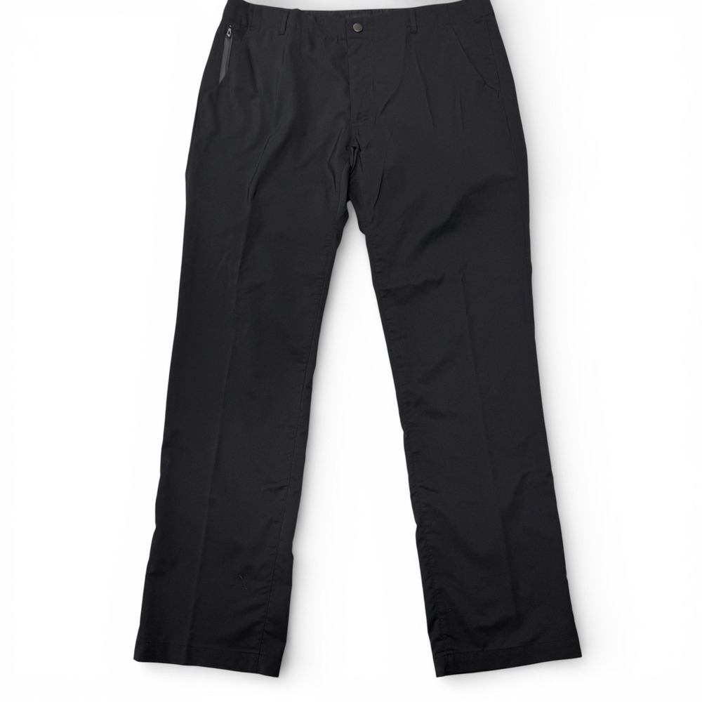 Betabrand Performance Chino Pants Mens 34 x 32‎ Black Straight Leg Golf